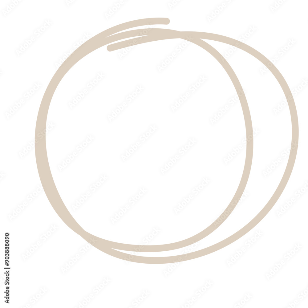 Abstract Doodle Oval Line Element Icon. Irregular Imperfect Hand Drawn Childish Shape Silhouette. Abstract Doodle Oval Line Element Icon. Irregular Imperfect Hand Drawn Childish Shape Silhouette.