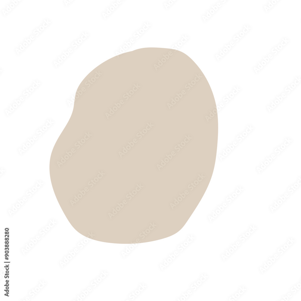 Abstract Doodle Blob Symbol Element Icon. Beige Shape Silhouette Curly Simple Decoration Element Sign. Abstract Doodle Blob Symbol Element Icon. Beige Shape Silhouette Curly Simple Decoration Element Sign.