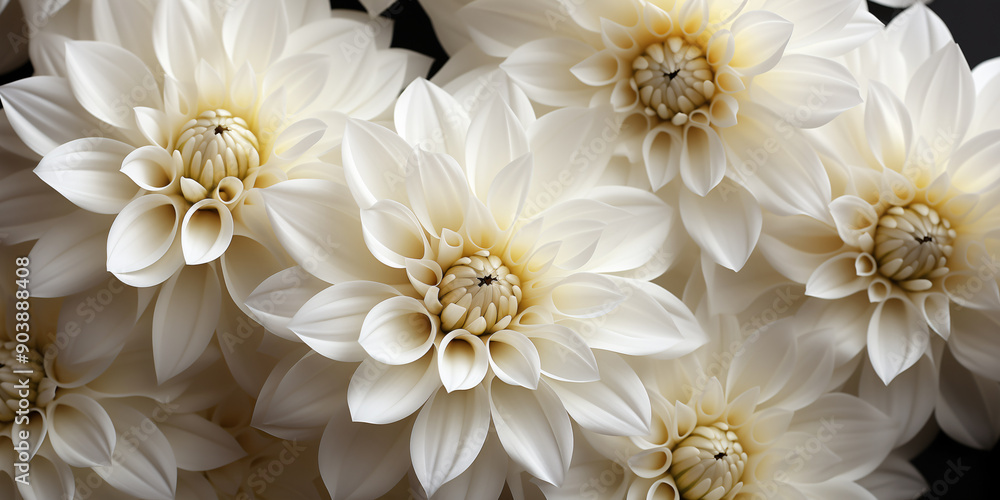 White chrysanthemums close up White chrysanthemums close up