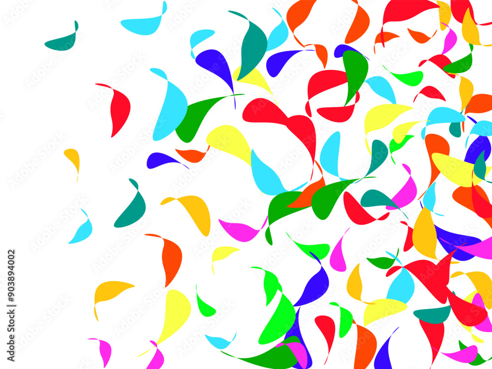 confetti on white confetti on white