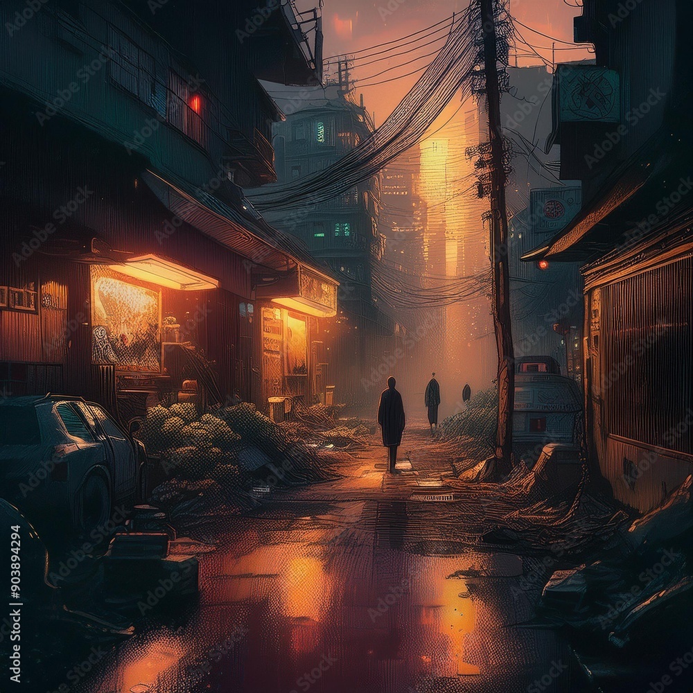 景気の悪い町の景色 景気の悪い町の景色