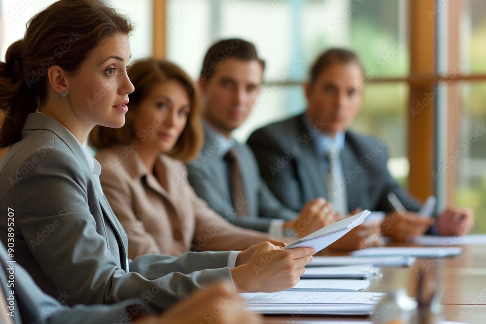 During a seminar in the workplace, professionals of various backgrounds engage in discussions, planning, and collaborative teamwork towards business success. During a seminar in the workplace, professionals of various backgrounds engage in discussions, planning, and collaborative teamwork towards business success.