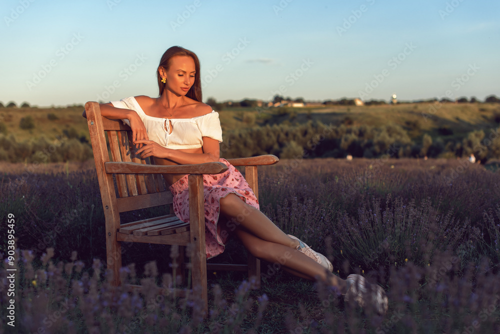 Fototapeta premium Traveling to beautiful places with a young woman
