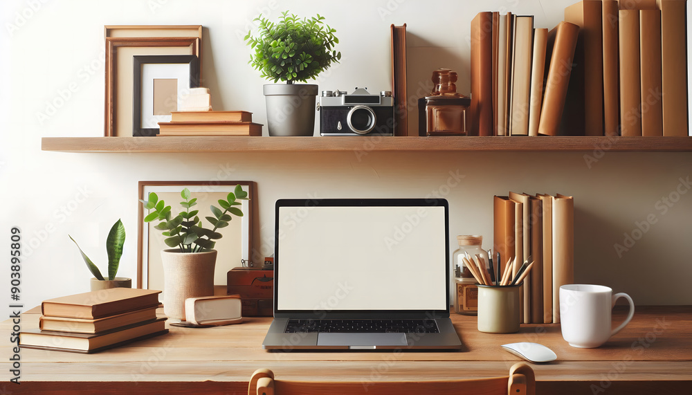 A Laptop and Desk Where Focus and Simplicity Meet A Laptop and Desk Where Focus and Simplicity Meet