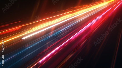 Abstract Light Streaks