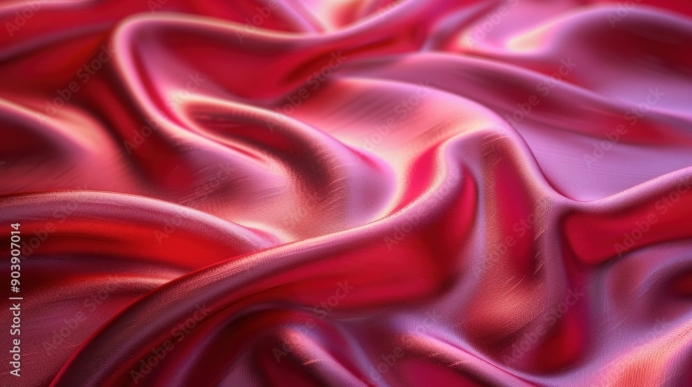 Obraz premium Pink Silk Fabric Texture