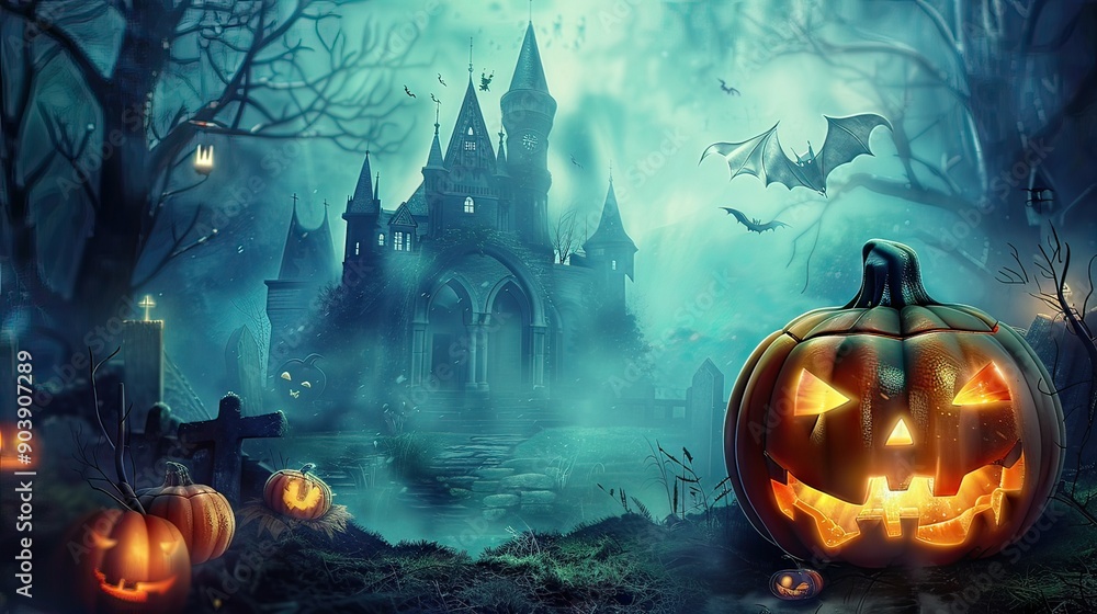 halloween background with pumpkins halloween background with pumpkins