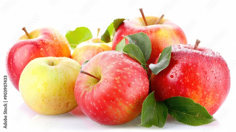 Appetizing fresh apples full of health Appetizing fresh apples full of health
