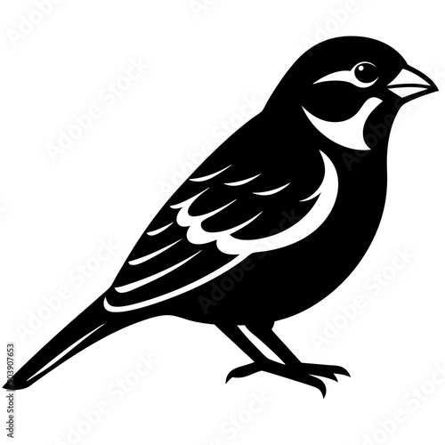 illustration of a bird icon vector