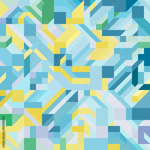 abstract geometric background pastel color