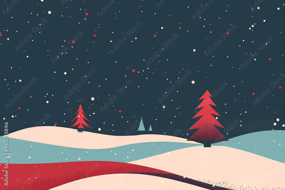 Naklejka premium クリスマス用背景画像-2