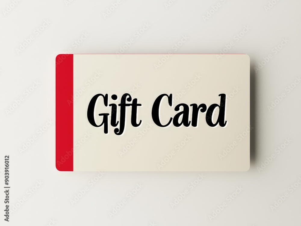 a gift card mockup template in a black and red design a gift card mockup template in a black and red design