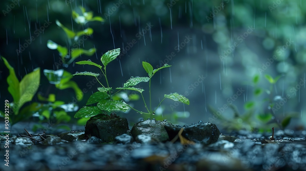Rainy Day in the Forest Rainy Day in the Forest