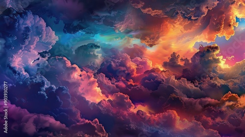 Colorful Clouds in a Gorgeous Sky