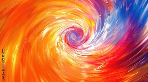 Colorful spinning abstract background