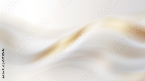 Abstract white and gold gradient background.