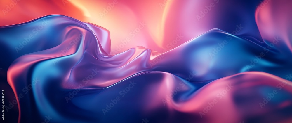 The background of this design consists of blue and pink abstract shapes The background of this design consists of blue and pink abstract shapes
