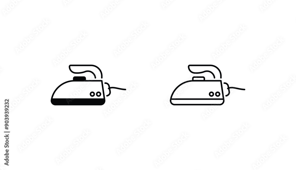 Iron icon design with white background stock illustration Iron icon design with white background stock illustration