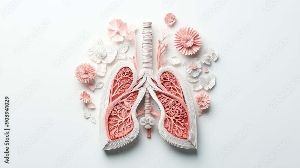 Exploring Human Respiratory System Through Paper Art in a Biology Class Setting, Generate Ai Exploring Human Respiratory System Through Paper Art in a Biology Class Setting, Generate Ai