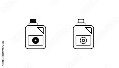 Softener icon design with white background stock illustration