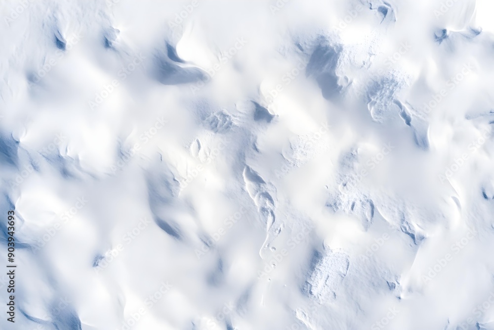 Fototapeta premium Pristine Snowy Landscape View