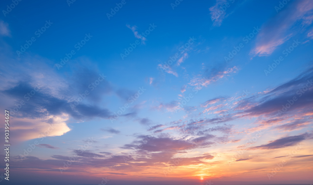 Beautiful dramatic scenic sunset sky background Beautiful dramatic scenic sunset sky background