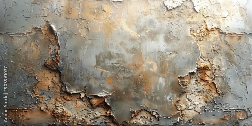Naklejka premium Rusty Wall Texture and Color, Artistic Appreciation