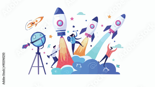 Star with Dollar Icon, Award, and Trophy Loyalty Program EPS Image