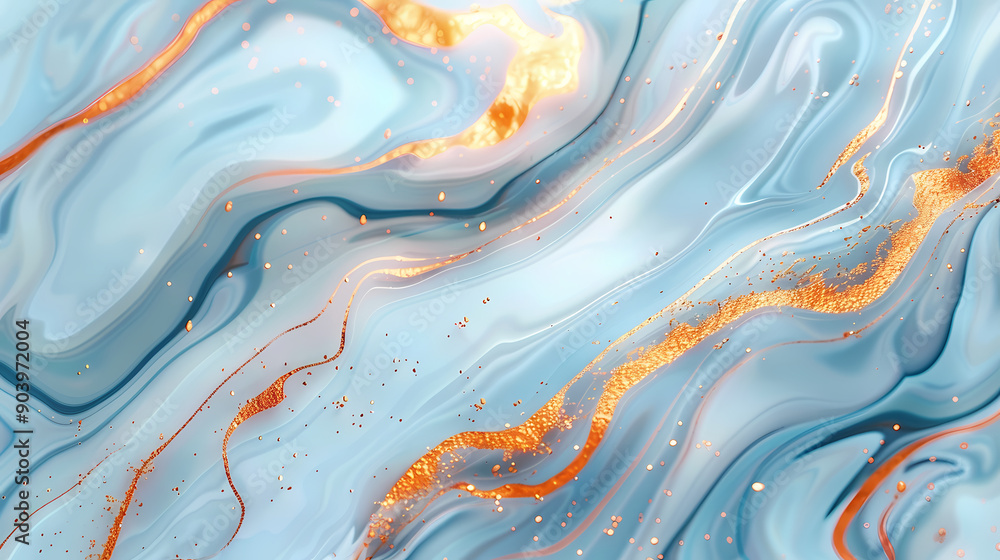 Abstract background with flowing ink Abstract background with flowing ink
