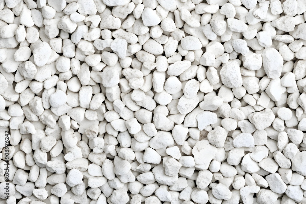 Seamless plain white gravel texture background from above Seamless plain white gravel texture background from above