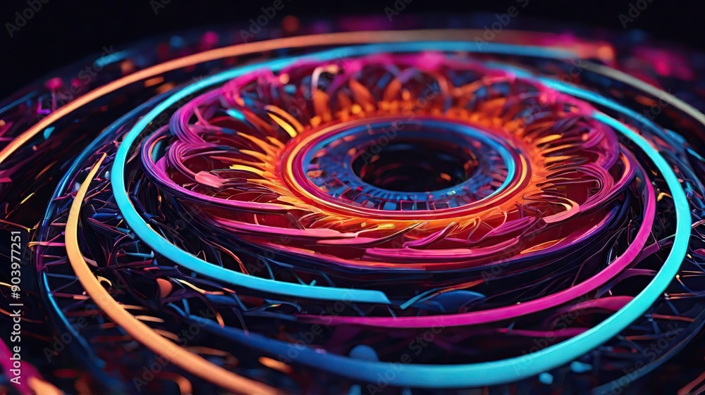Fototapeta premium abstract fractal background