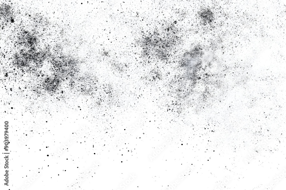 Obraz premium Abstract texture dust particle and dust grain on white background. dirt overlay or screen effect use for grunge and vintage image style