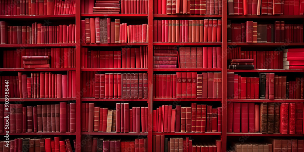 red books on a shelf red books on a shelf