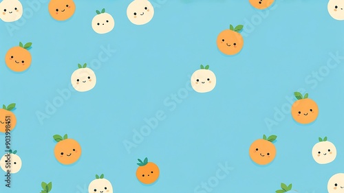 Blue Background minimalis, Row of colorful cartoon animals suitable for childrens products, educational materials, and social media graphics. Smiling faces add charm.