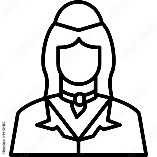 Flight Attendant Icon