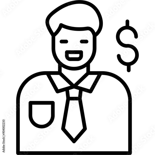 Retail Salesperson Icon