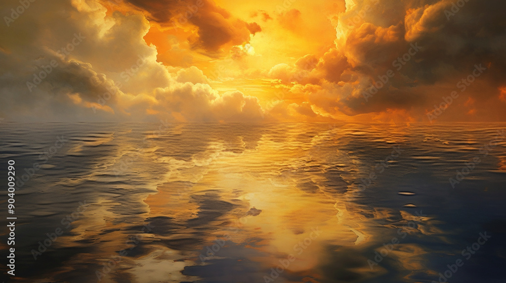 clouds reflected on the water clouds reflected on the water