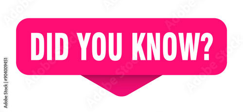 DID YOU KNOW