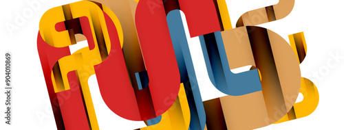 Lines, abstract letter style design background. Geometric vector Illustration For Wallpaper, Banner, Background, Card, Book Illustration, landing page