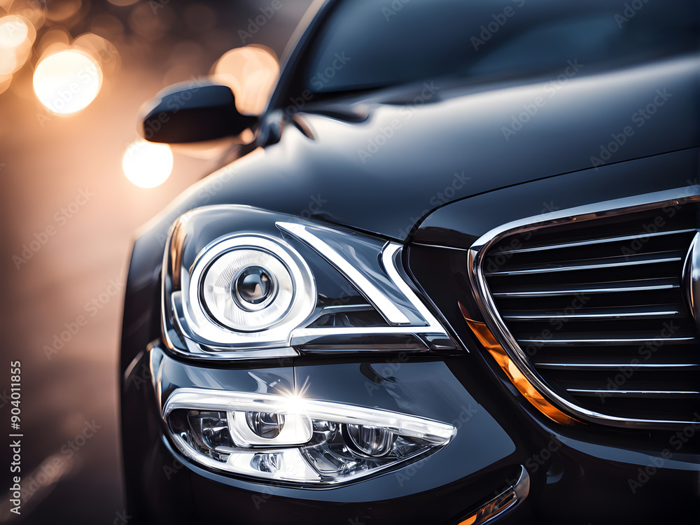 headlight of modern prestigious car close up. headlight of modern prestigious car close up.