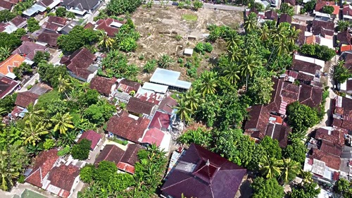 Aerial View of a Lush Residential Neighborhood - Kerto Site, Yogyakarta