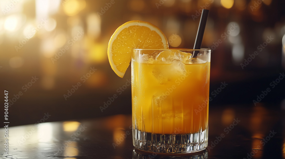 orange juice cocktail cinematic shot orange juice cocktail cinematic shot