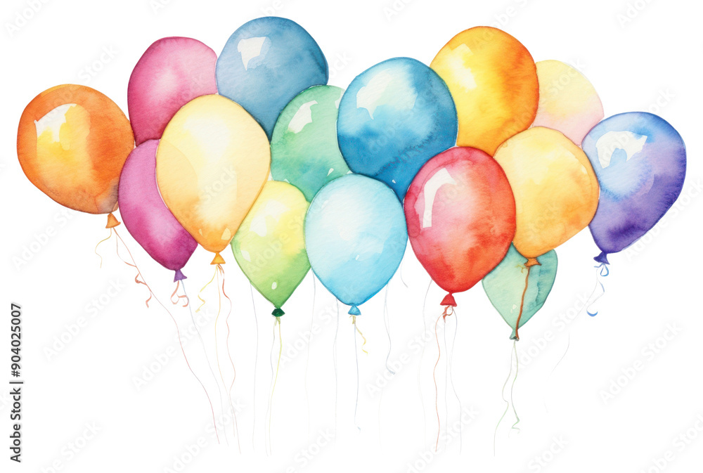 PNG Birthday balloons white background anniversary celebration. PNG Birthday balloons white background anniversary celebration.