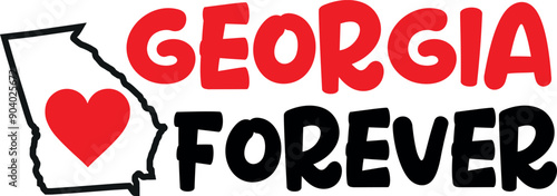 Georgia Forever Vector