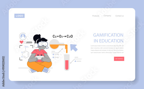 education. Flat Vector Illustration