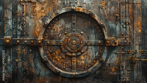 Rusty Metal Vault Door © luck