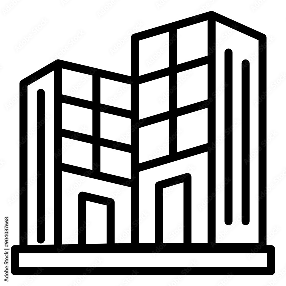 Residential Icon Element For Design Residential Icon Element For Design