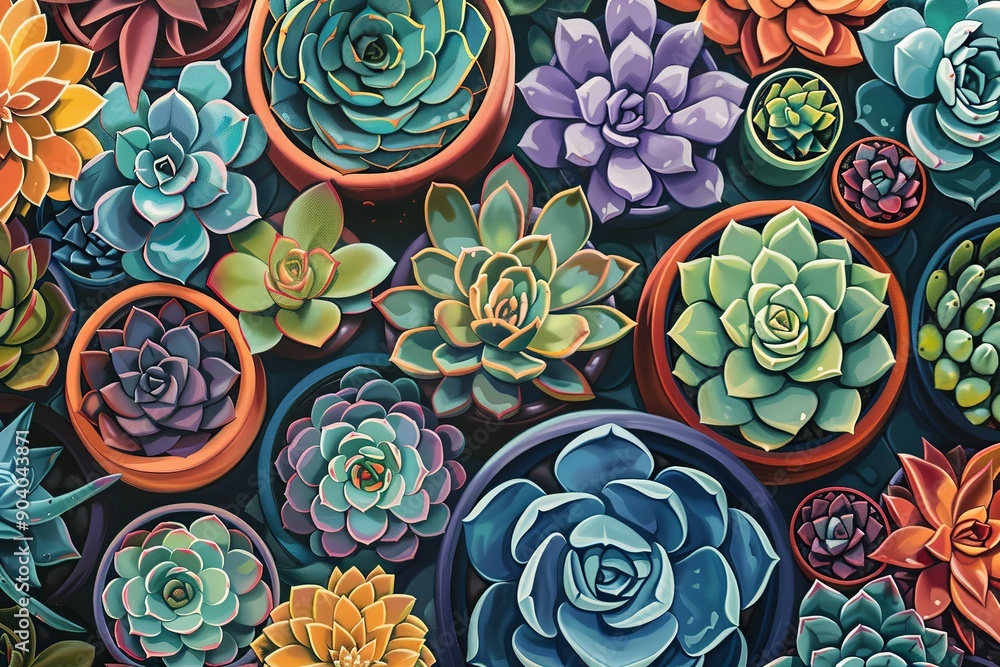 Close-up image of a succulent plant, showcasing its detailed, fleshy leaves. Perfect for themes of nature, minimalism, and indoor gardening Close-up image of a succulent plant, showcasing its detailed, fleshy leaves. Perfect for themes of nature, minimalism, and indoor gardening