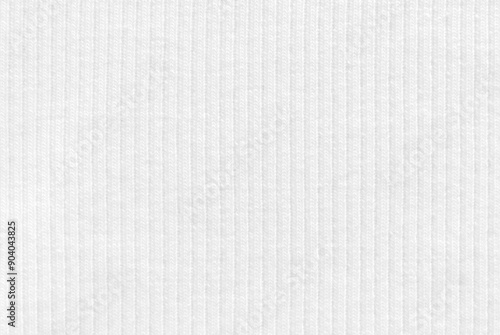 Billede på lærred White ribbed cotton jersey fabric pattern close up as background