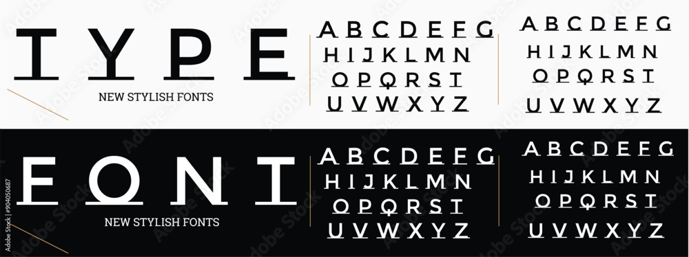Architect logo alphabet, bold creative letters, unique architectural font for modern elegant logo, stylish minimalist headline, futuristic typographic design. Vector typeset. Architect logo alphabet, bold creative letters, unique architectural font for modern elegant logo, stylish minimalist headline, futuristic typographic design. Vector typeset.